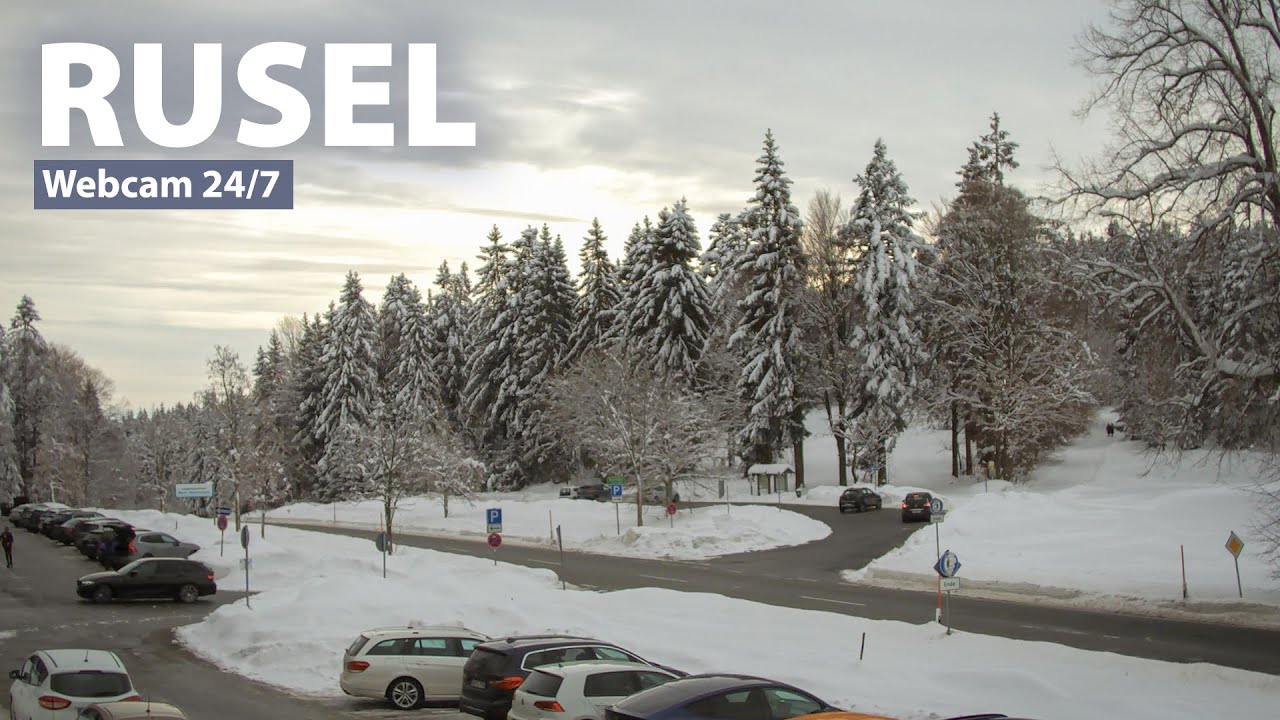 LIVE 🔴 24/7 WEBCAM RUSEL 🗻 RUSELABSATZ | Ruselfunktionshaus Deggendorf | Stadt Deggendorf