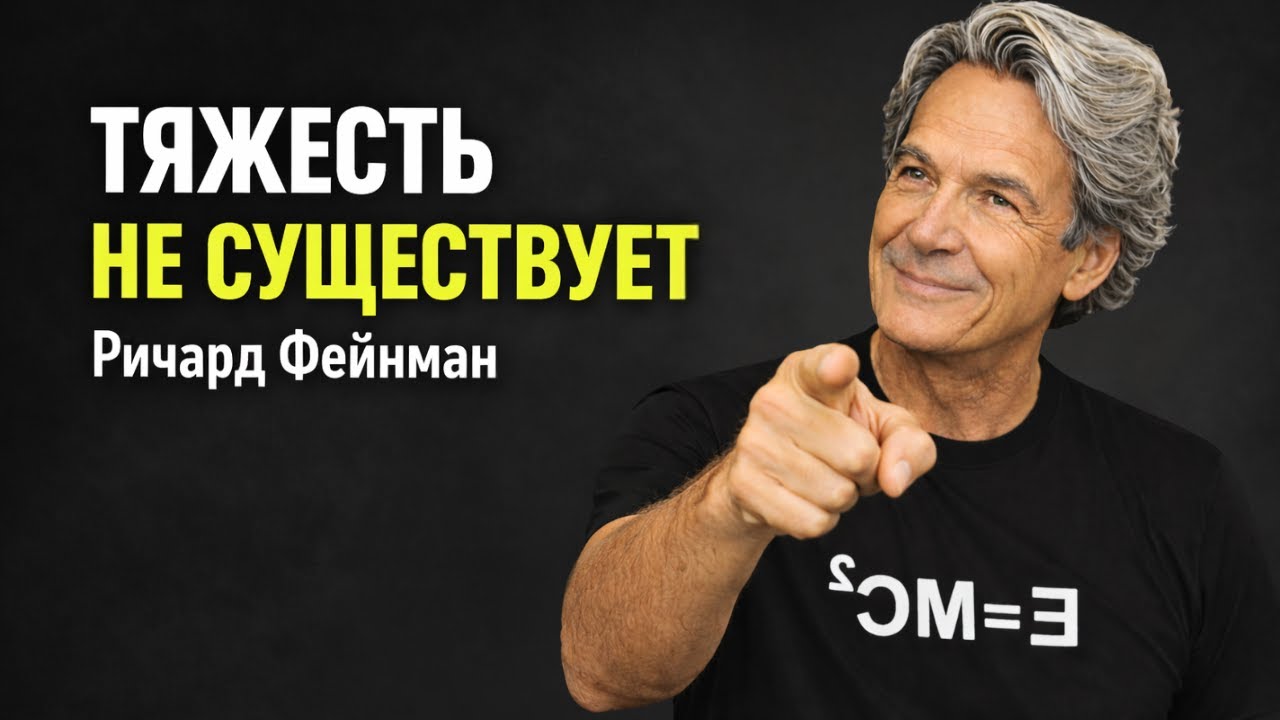 Гравитация — это не сила? — Ответ Ричарда Фейнмана заставит вас поломать голову