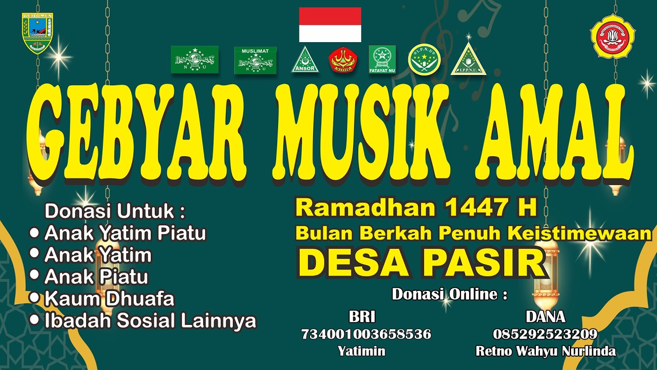 🔴 LIVE GEBYAR MUSIK AMAL HARI KE 10 || YELISTA BUDAYA || DS. PASIR AYAH KEBUMEN