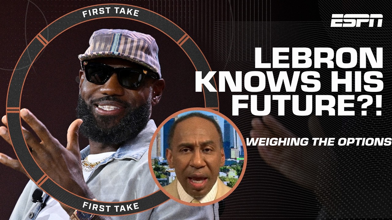 LeBron knows EXACTLY where he's going 😮 Stephen A. weighs the destination options | First Take