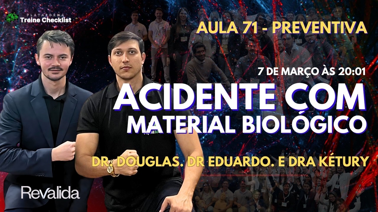 LIVE 03 - EXPOSIÇÃO A MATERIAIS BIOLÓGICO Na Estação Prática do Revalida 2026