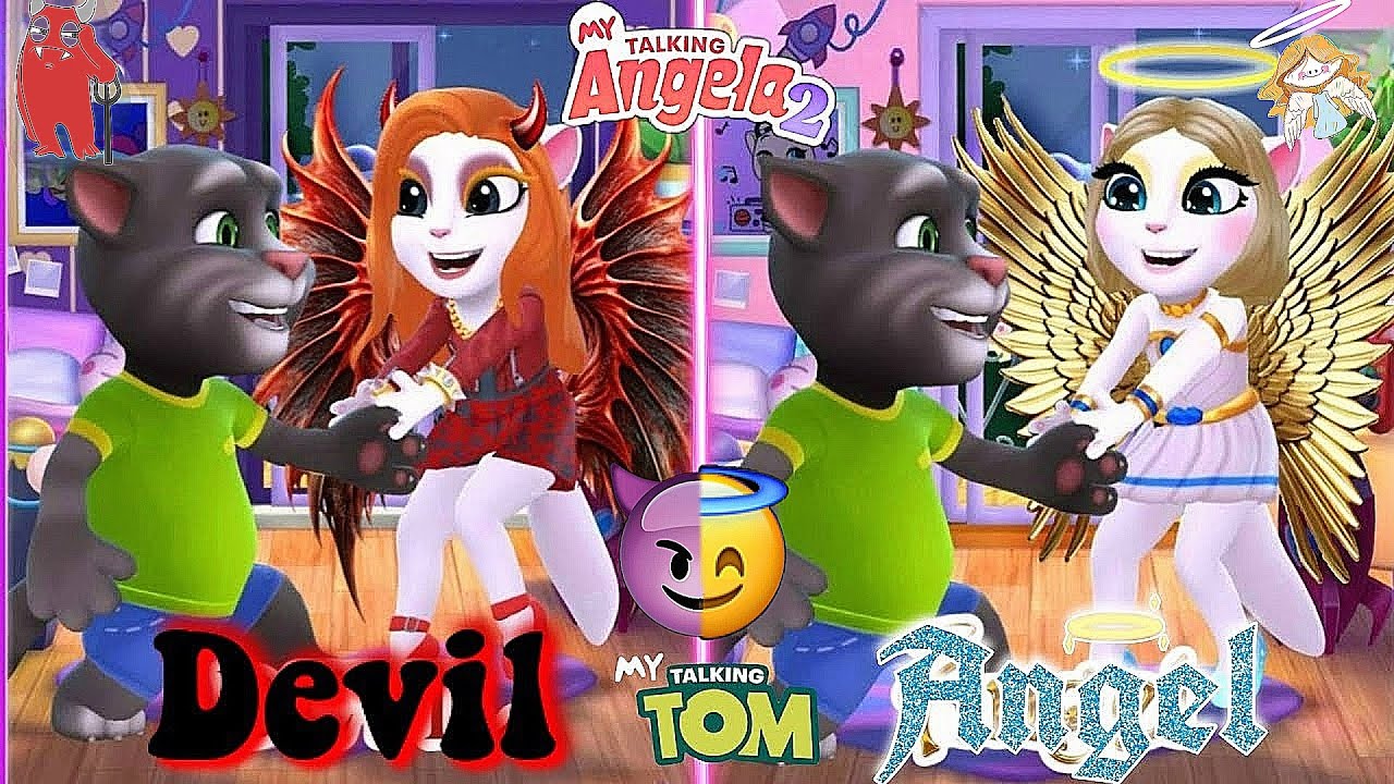 My Talking Angela’m 2😻  Angel 😇 Angela vS Devil 😈 Angela  new Update || Cosplay →
