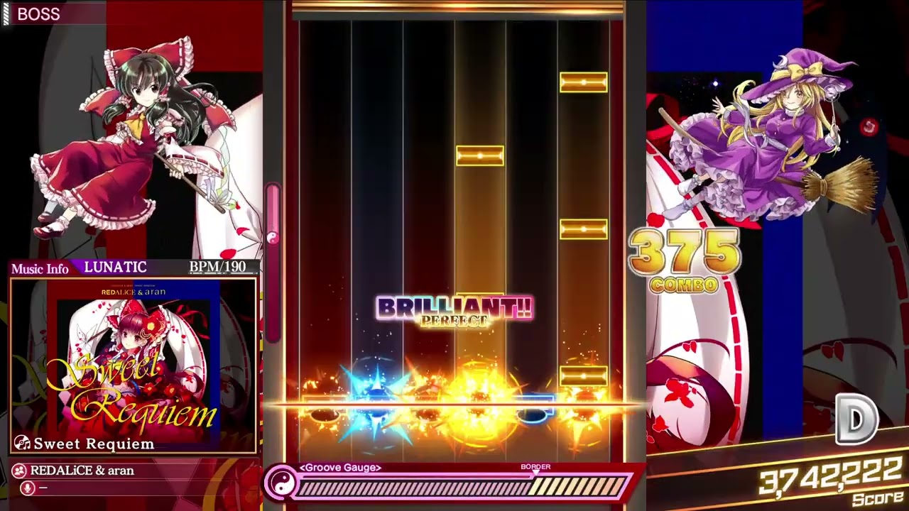 Sweet Requiem (LUNATIC) ALL BRILLIANT  東方ダンマクカグラ/ファンタジア・ロスト