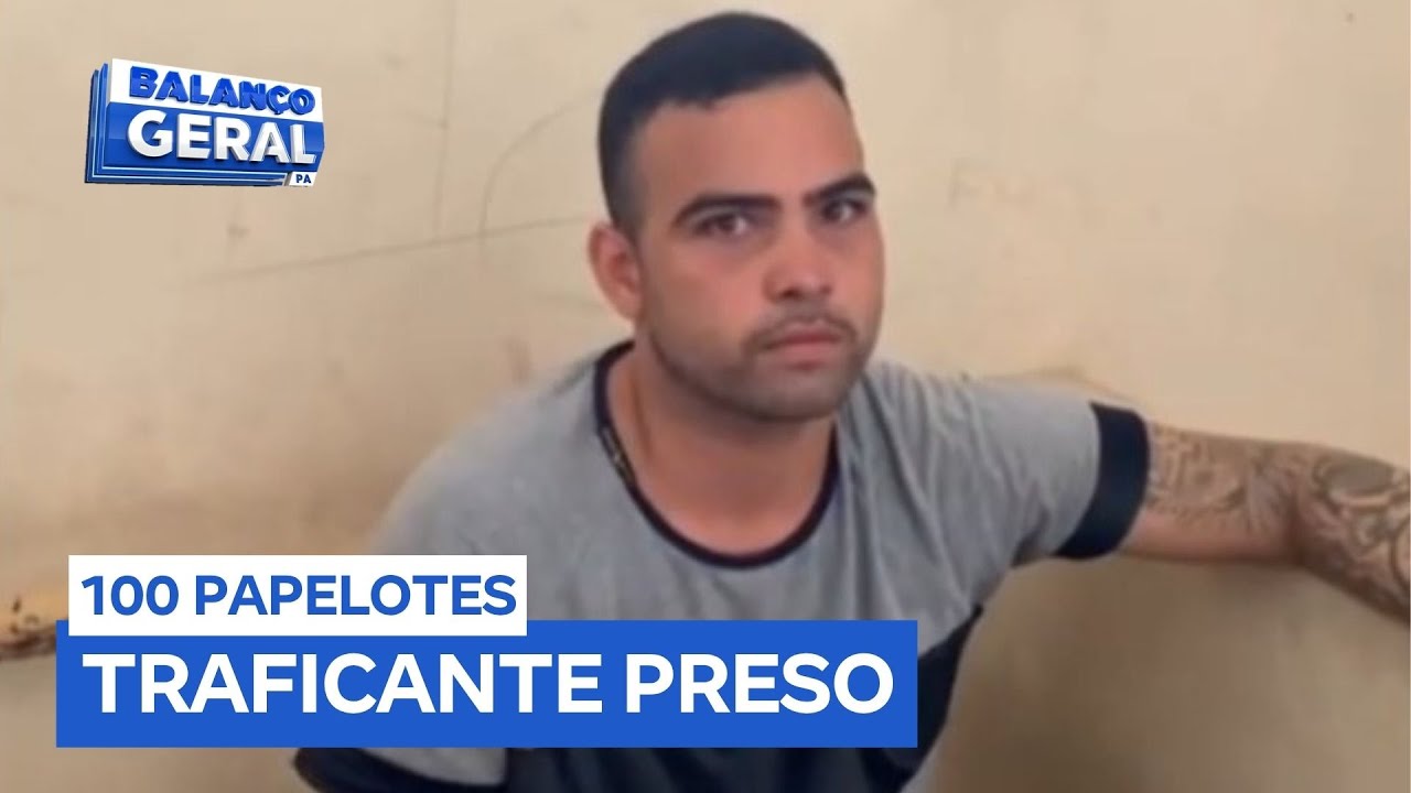 Traficante ‘Marcola’ é preso com papelotes de óxi e maconha em Ananindeua (PA)