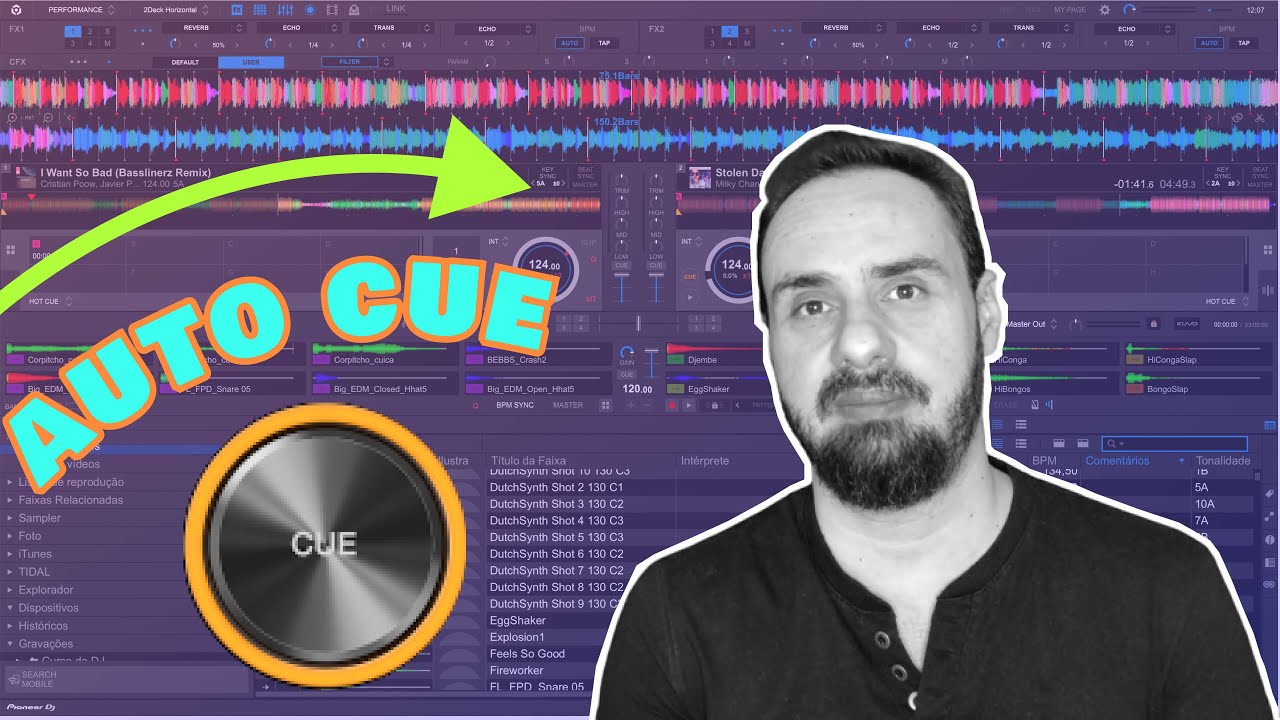 Quando a música já entra no Deck tocando sem dar o play   Auto Cue no Rekordbox