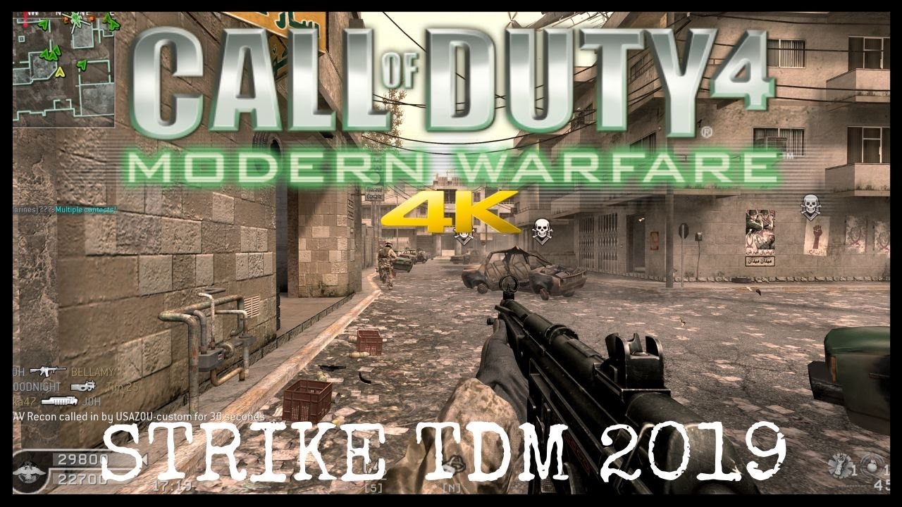 Call of Duty 4 Modern Warfare 2019 Multiplayer Strike 4K