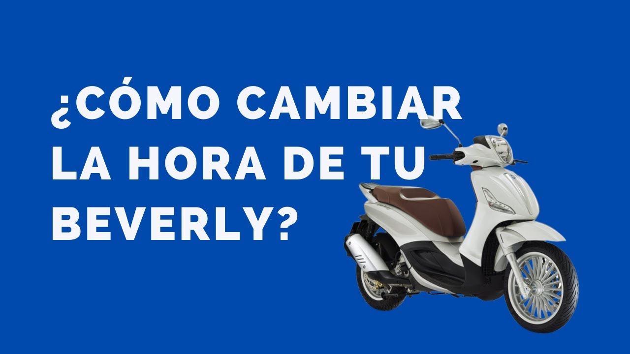 ¿Cómo configurar la hora de tu beverly?