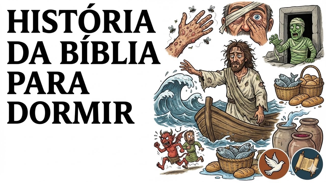 OUÇA E DURMA – Os 7 Milagres Mais Poderosos de Jesus Que Acalmam a Alma Aflita