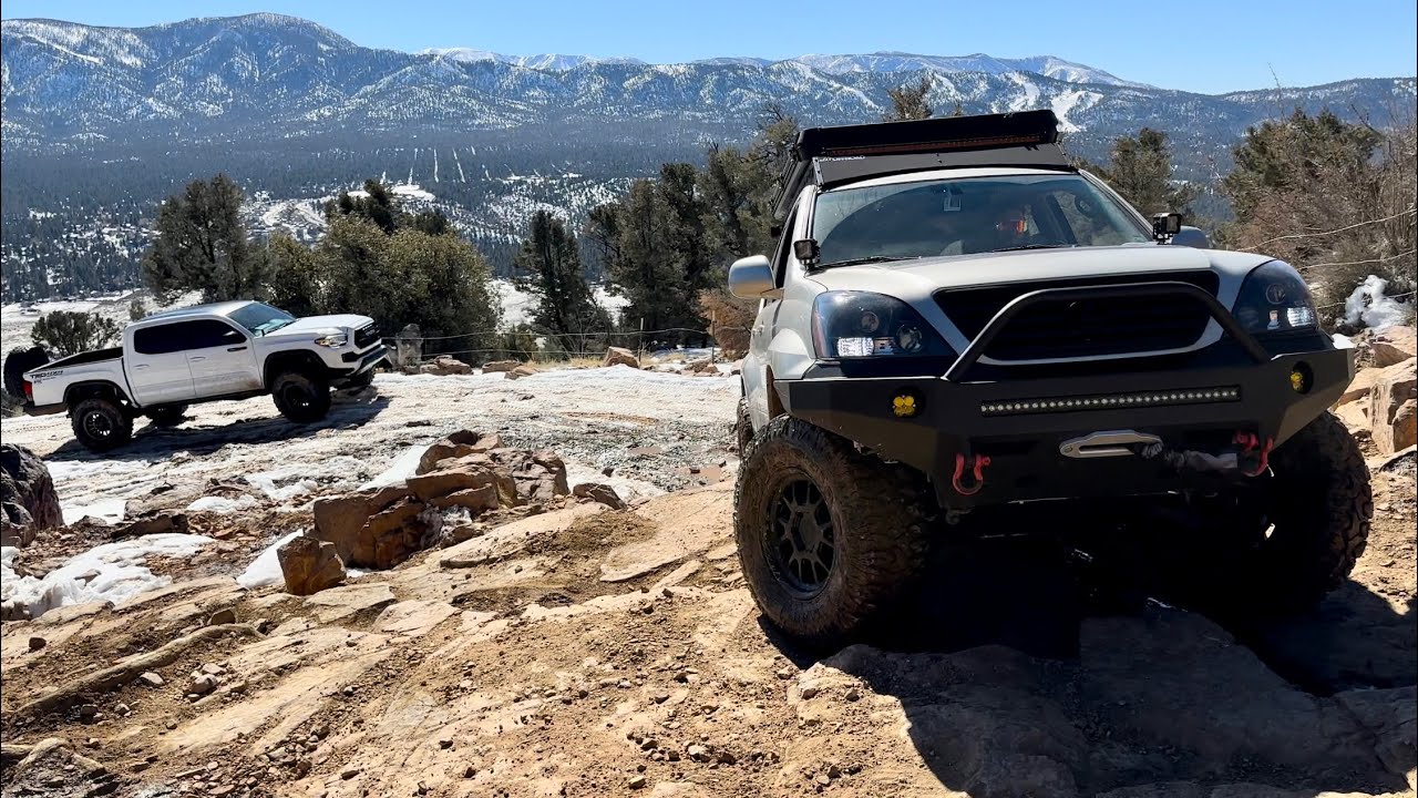 ICY ROCKS | Lexus GX470 vs Toyota Tacoma Gold Mountain Off-Road Trail Part 2