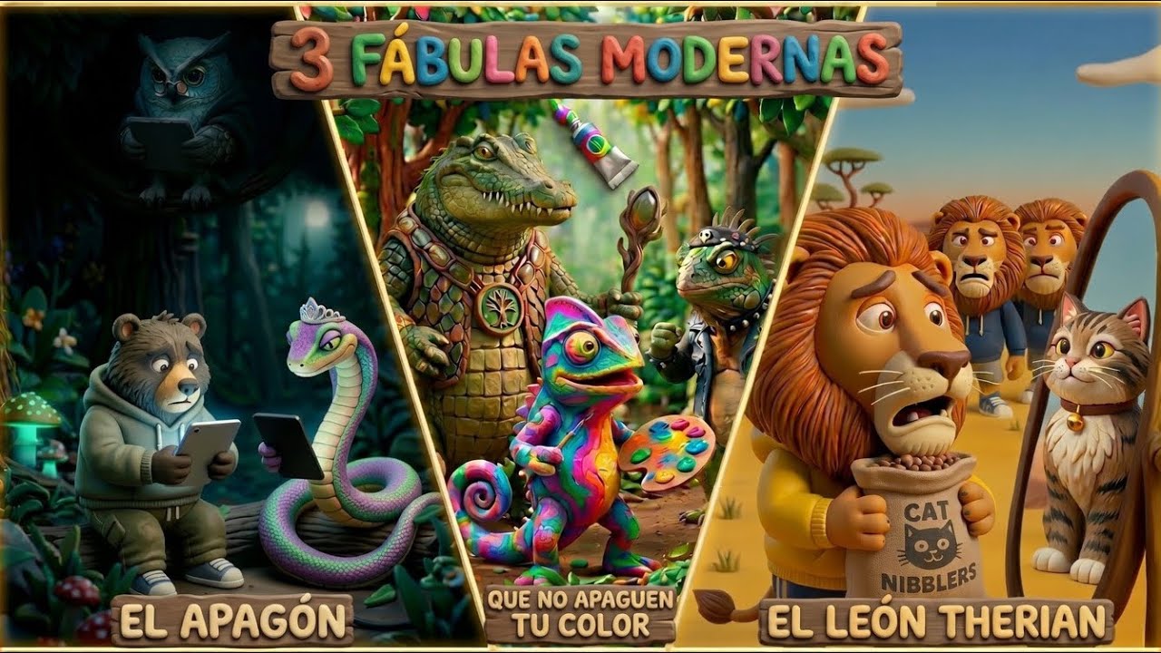 3 FÁBULAS MÁGICAS para Niños 🌟 Cuentos sobre Identidad, Creatividad y Tecnología @PanditaMaestro