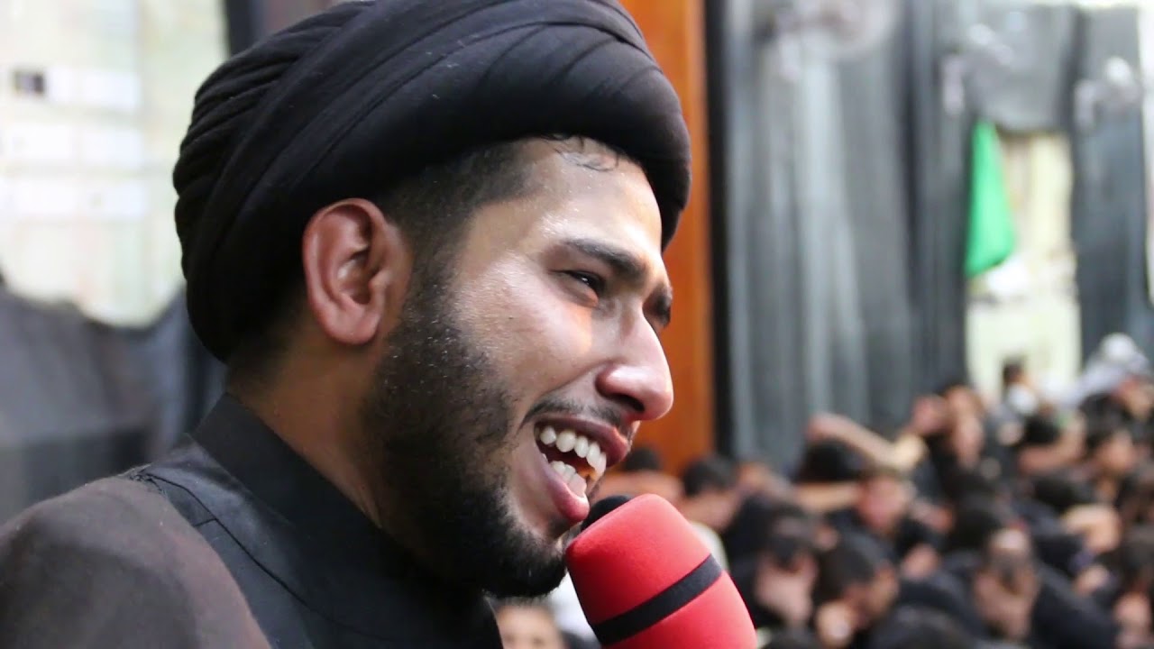 سيد سجادالبعاج في مرقد الامام احمد بن عيسئ (ع)