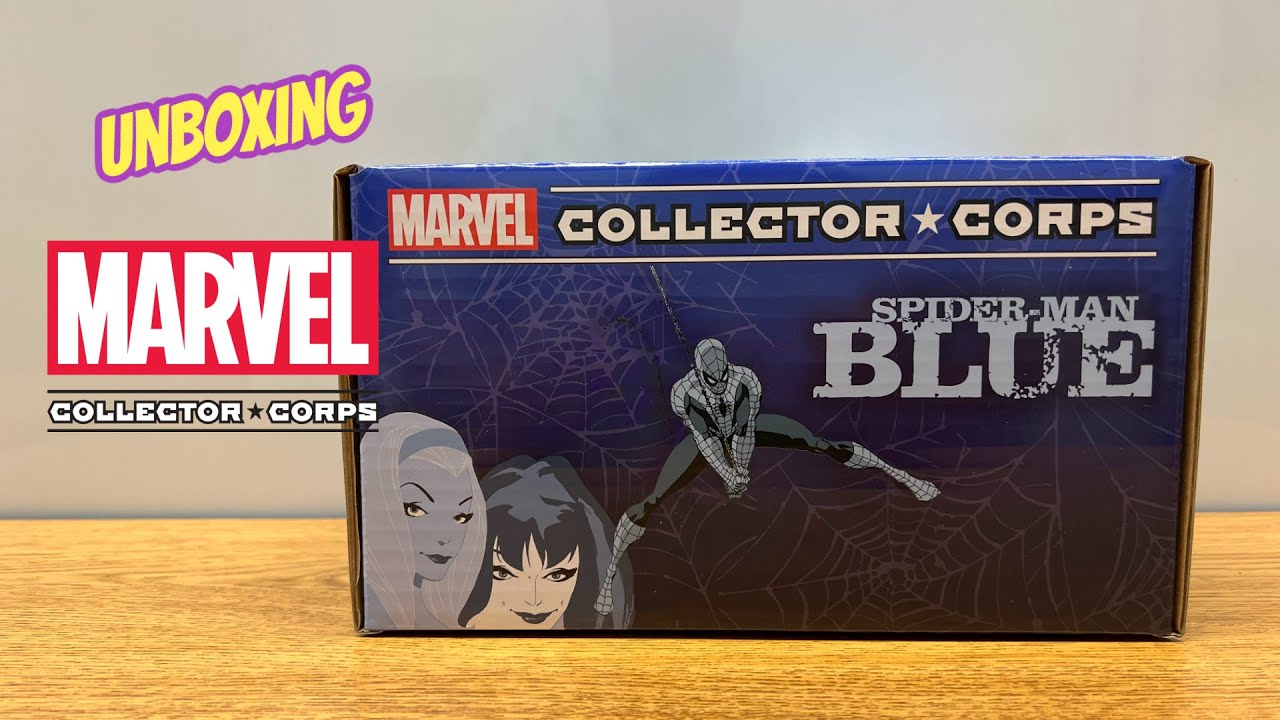 Распаковка: фигурка Funko Marvel Collector Corps - Человек-паук: Синий