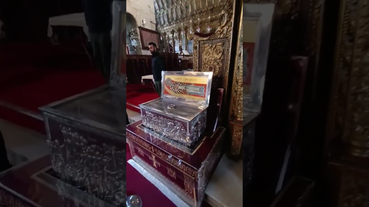 Saint Lazarus relics in Sain Lazarus church Larnaca #short #saintlazarus #larnaca
