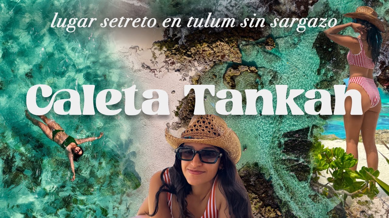 SIN SARGAZO club de playa en TULUM Caleta Tankah: beach club + cenote + caleta