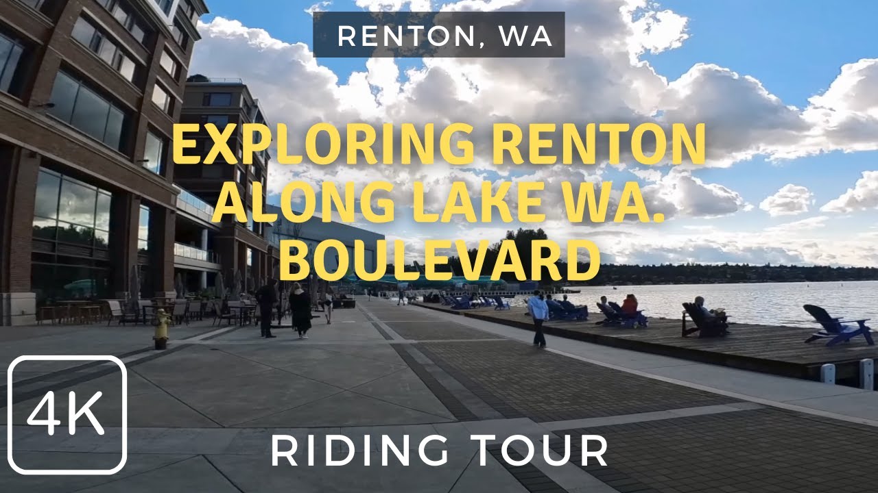 Ride Along Lake Washington Boulevard, Coulon Park, Southport, Seahawks HQ, 2024 | Renton, WA