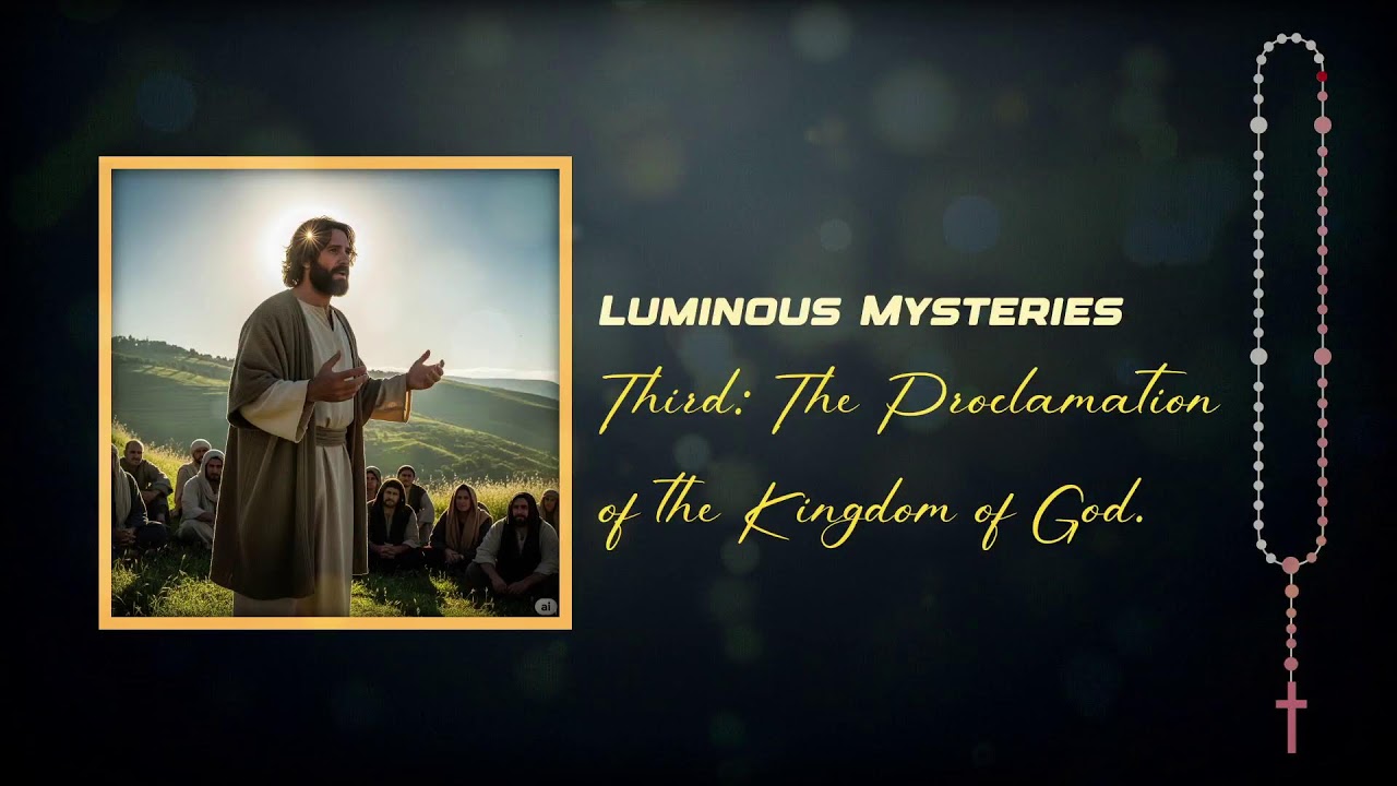 9th March 2026 (B)- Todays Rosary - Joyful, Sorrowful, Luminous & Glorious Mysteries