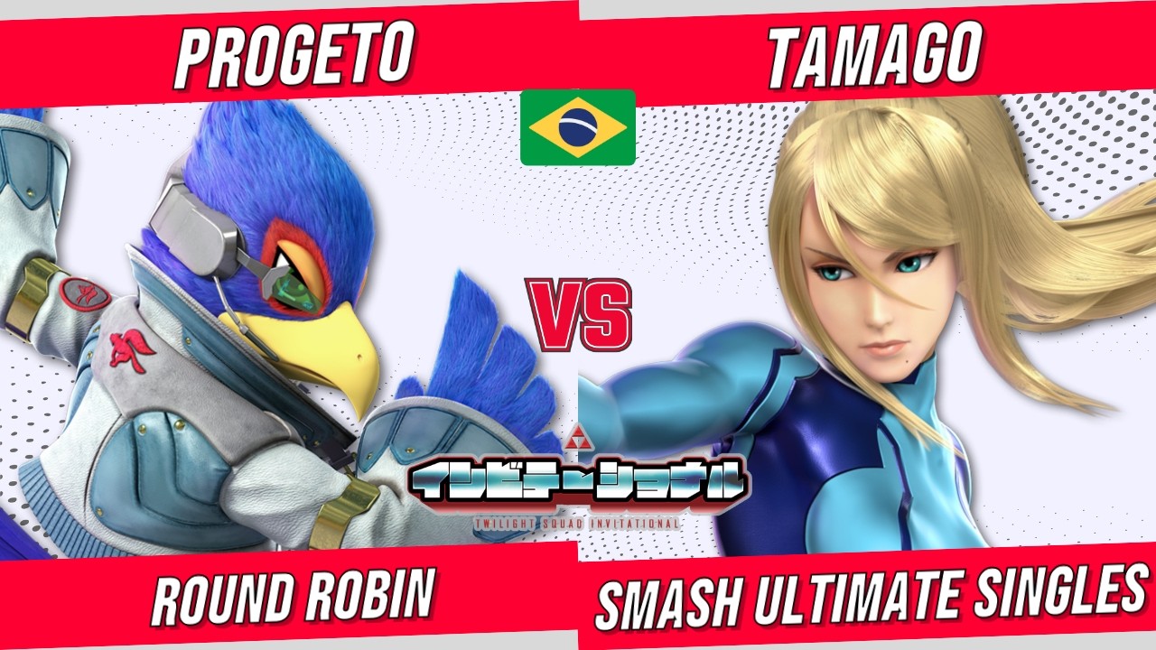 TWILIGHT INVITATIONAL - PROGETO (Falco) vs. Tamago (Zero Suit Samus) - SSBU BRASIL Smash Ultimate