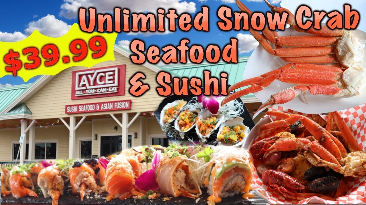 UNLIMITED SNOW CRAB, Seafood Boil and Sushi at AYCE Sushi & Asian Fusion Las Vegas