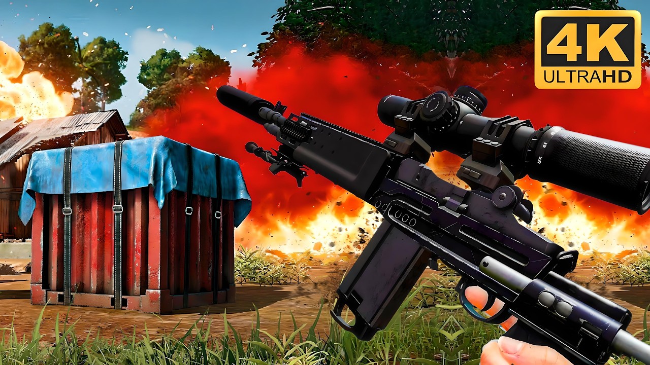 PUBG | 4K | MIRAMAR | SOLO MK14 GAMEPLAY (No Commentary)