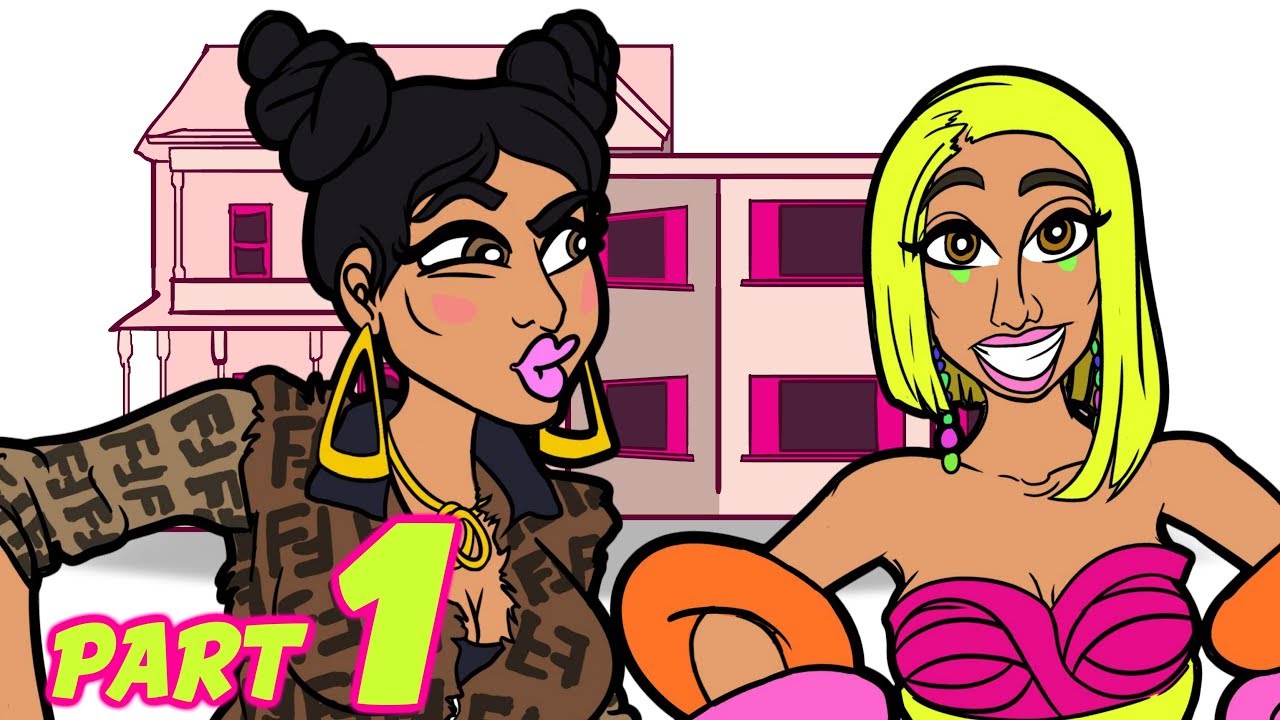 Nicki Minaj - Chun-Li (CARTOON PARODY) PART 1