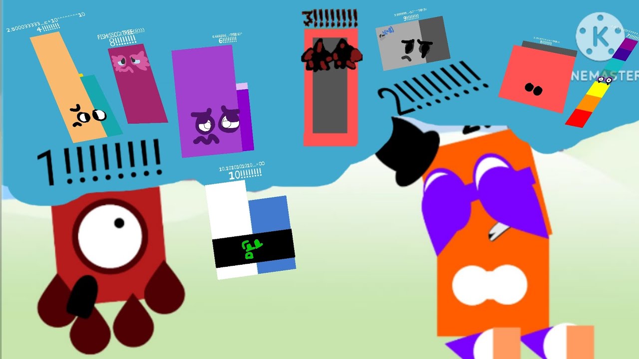 Numberblocks Octofactorial Band: From 1!!!!!!!! To 10!!!!!!!!