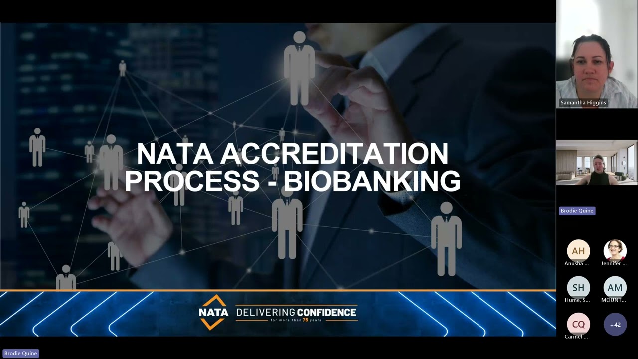 Statewide Biobank Seminar Series  ISO 20387 - Accreditation and Standard Review