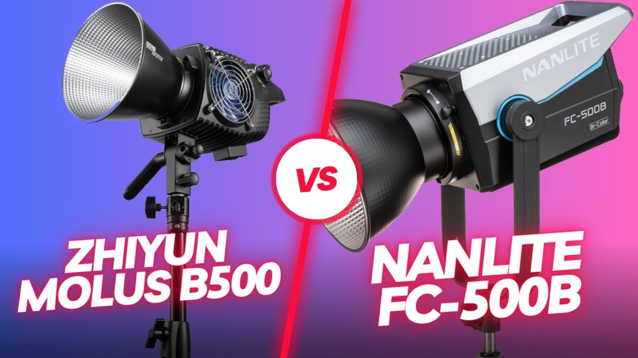 ZHIYUN MOLUS B500 против NANLITE FC-500B