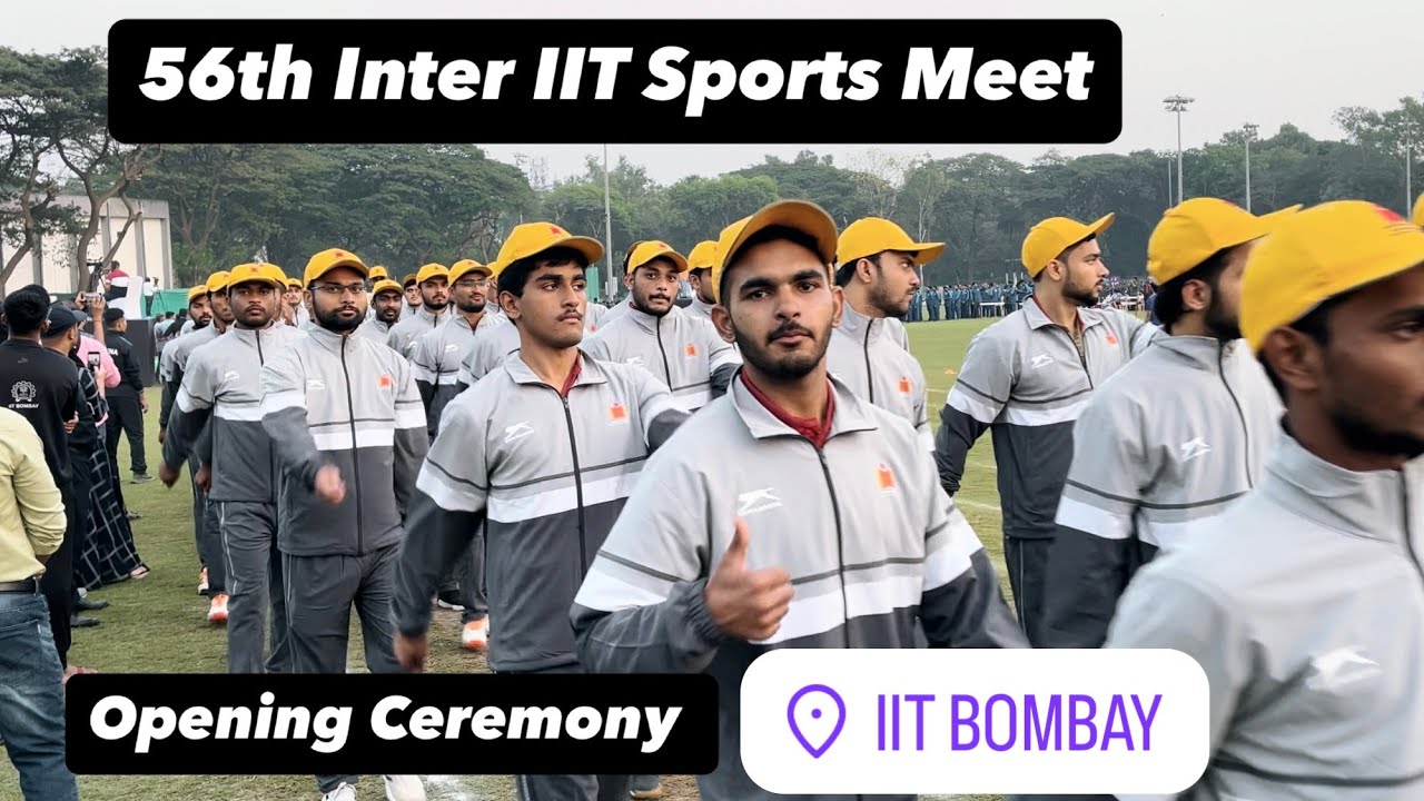 56th Sports Inter-IIT Opening ceremony, IIT Bombay #iit #iitbombay #jee