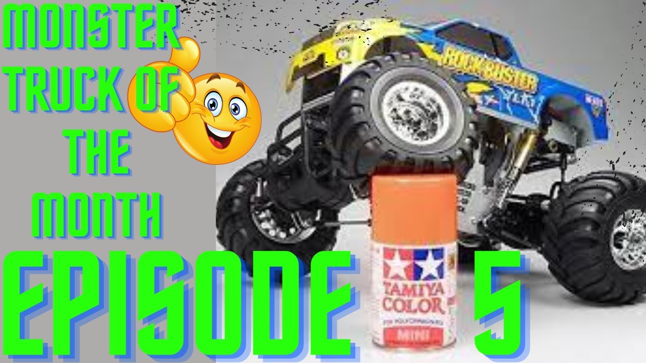 No Control RC Monster Truck of the Month Tamiya TLT-1 RockBuster.A classic that most have forgotten