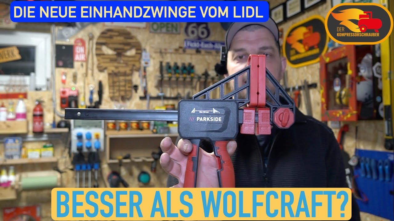 Die neuen Einhandzwingen von Parkside  besser als Wolfcraft? #zwinge