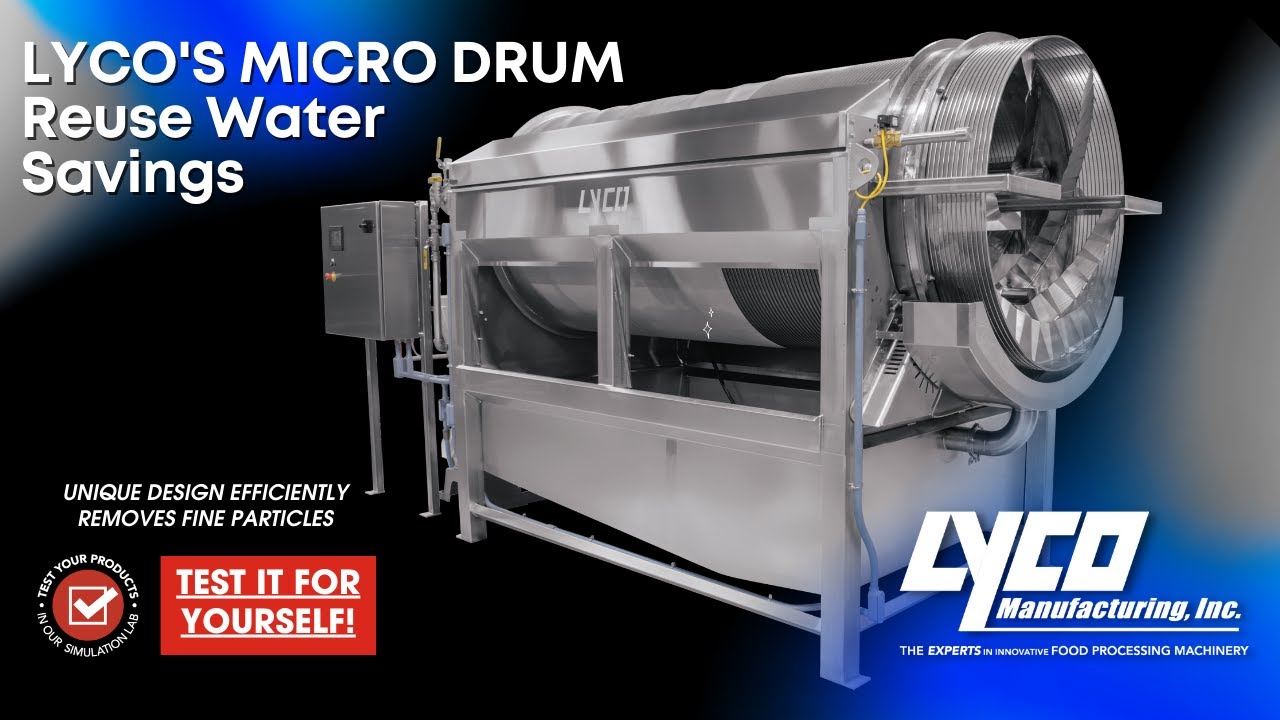 Vegetables - Micro Drum Reuse Water Savings