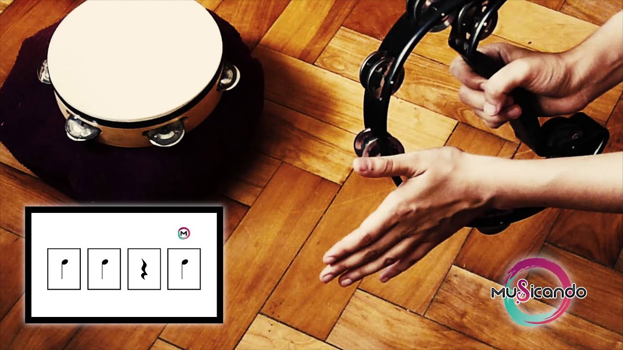 PANDERETA Tambourine TUTORIAL - Negras y silencios [Parte 1]