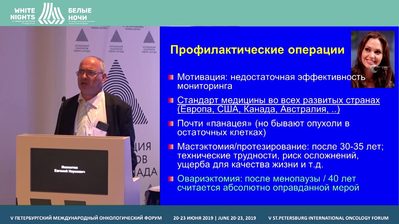 Диагностика наследственных опухолевых синдромов (Имянитов Е.Н.)