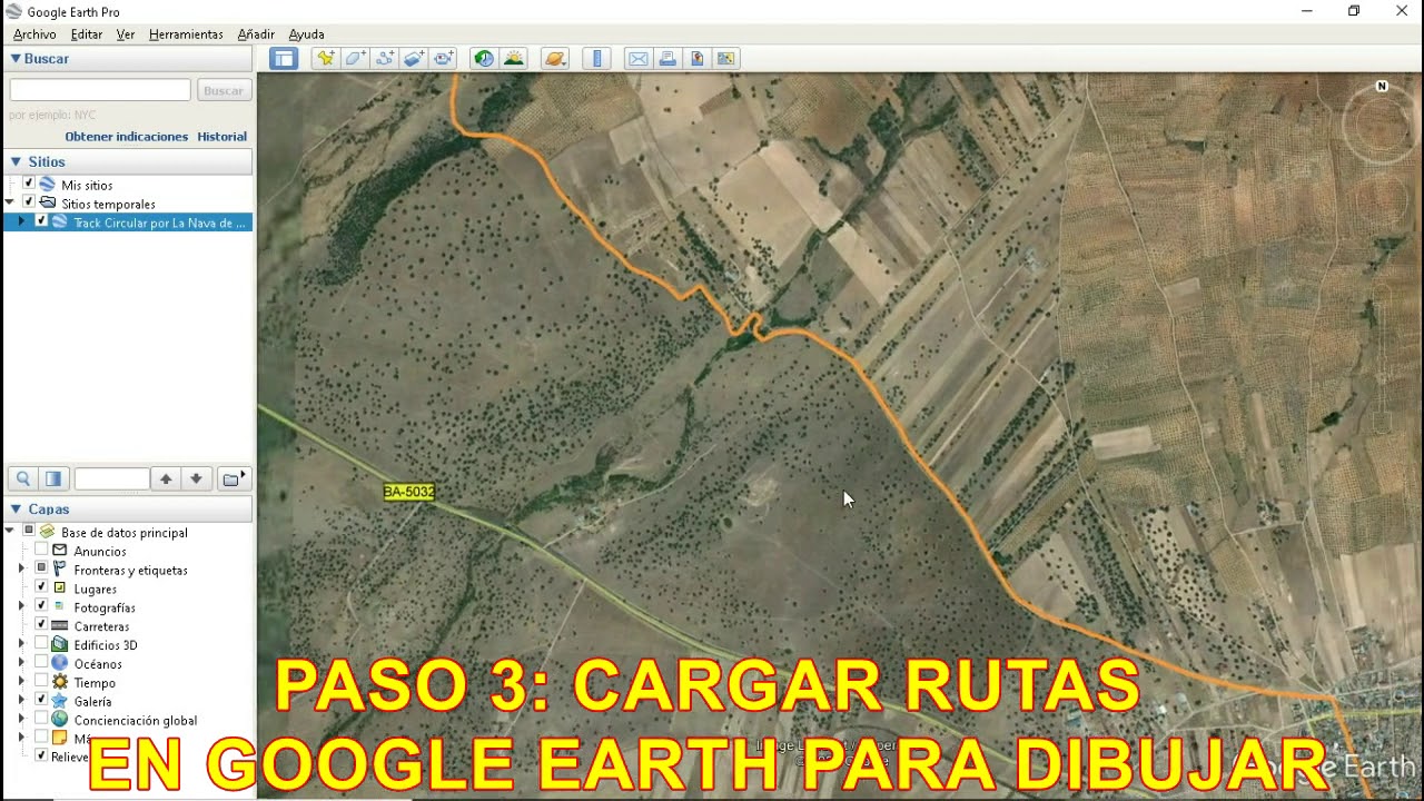 TUTORIAL GOOGLE EARTH. Diseña tu propia ruta o track en Google Earth partiendo de rutas de Wikiloc