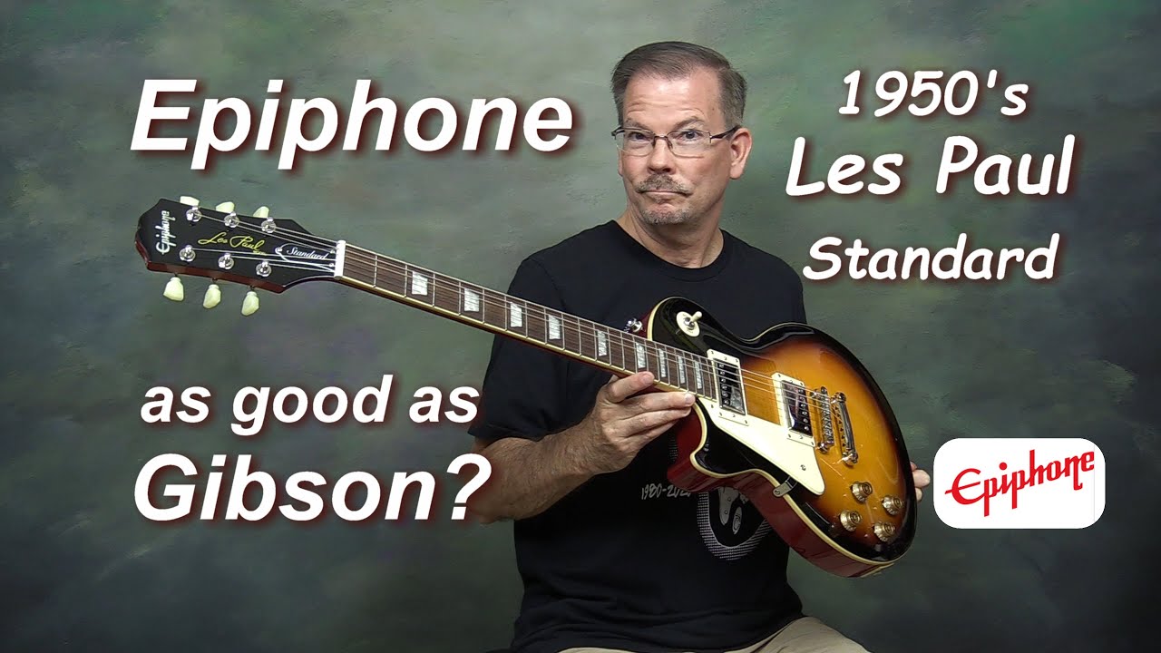 My first Epiphone - 1950s Les Paul Standard.  Could it replace my Gibson???