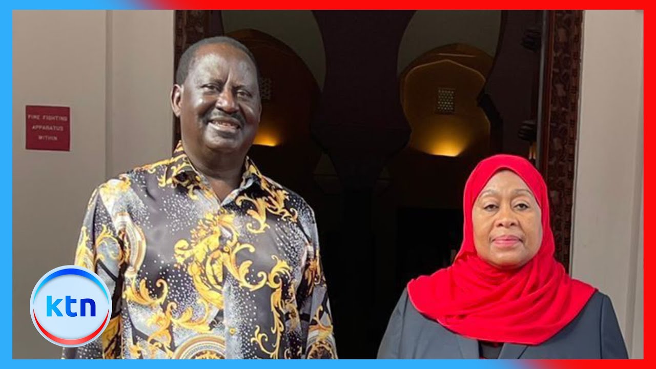 Rais wa Tanzania Samia Suluhu amuombeleza Raila Odinga