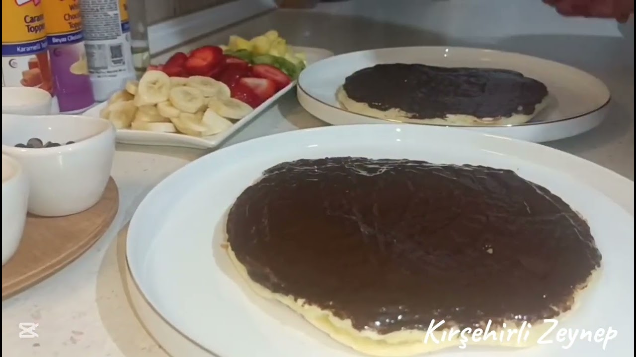 EVDE WAFFLE YAPIMI 🧇🍓🍍