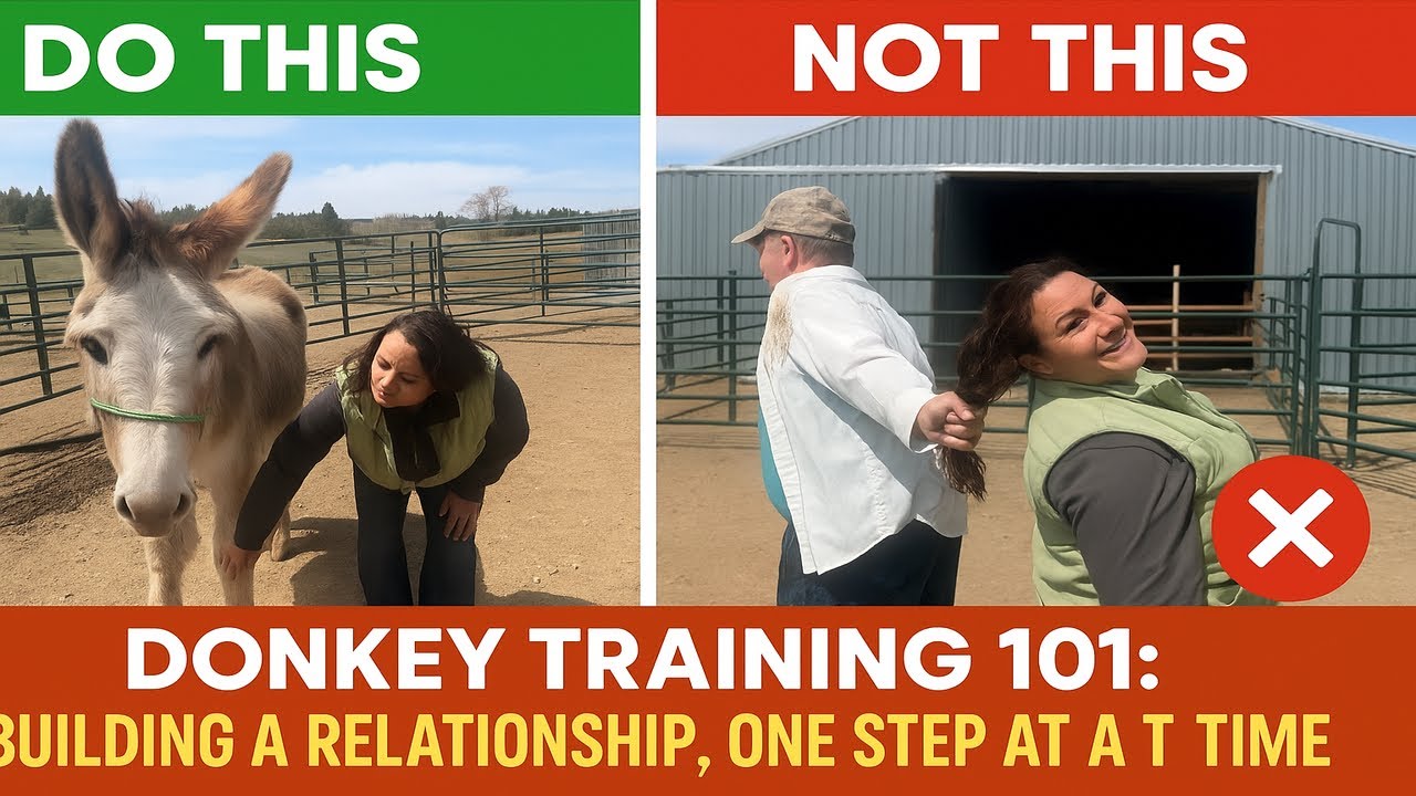 Donkey Training 101: Building a Relationship, One Step at a Time