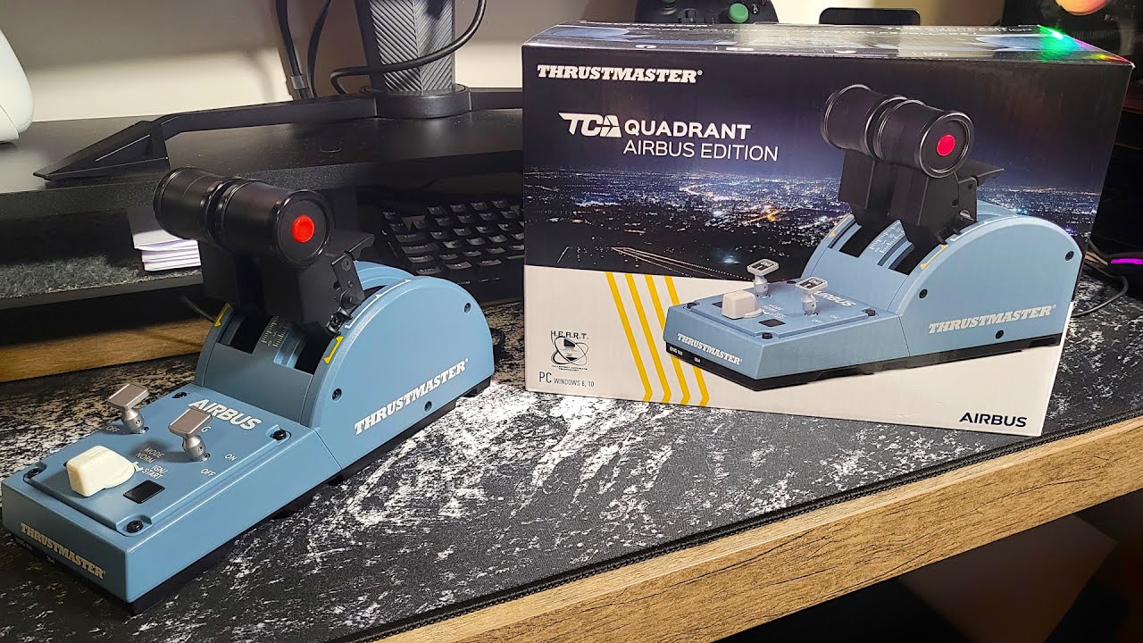 QUADRANTE de POTÊNCIA THRUSTMASTER TCA AIRBUS EDITION 🕹️
