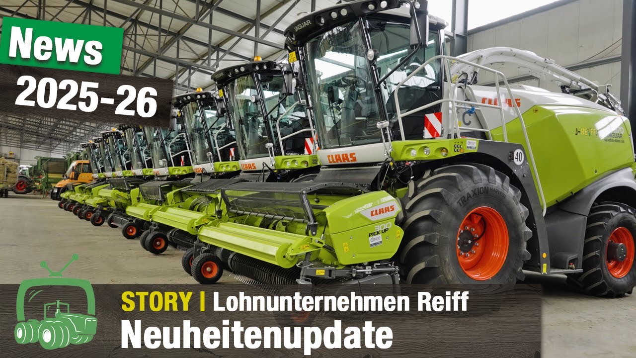 Lohnunternehmen Reiff - Neuheiten- & Newsupdate 2025-26 | Drohnen, Biomasse-Hacker, Fendt Traktoren