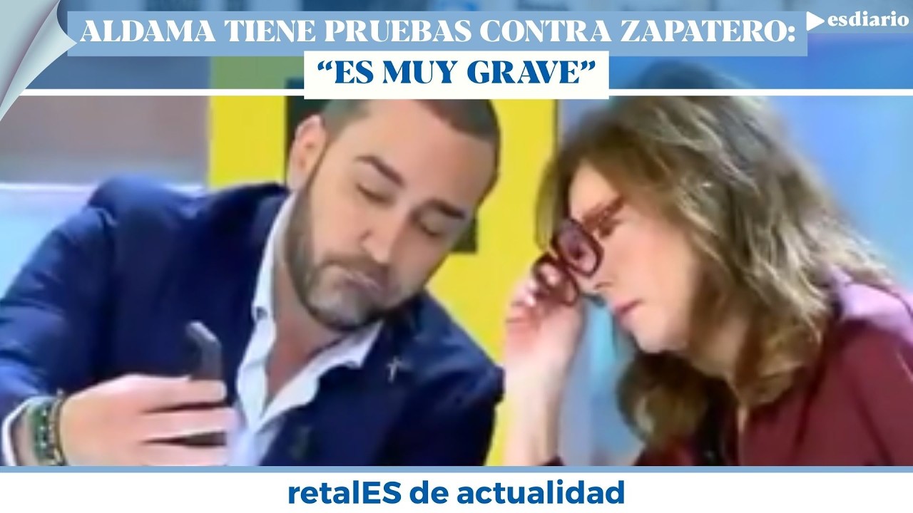 Aldama tiene pruebas contra Zapatero y se las muestra a Ana Rosa: “Es muy grave”