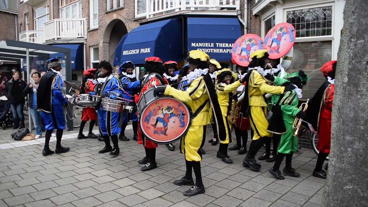 ZwartePietenBende - Van links naar rechts - Scheveningen - 1 december 2018