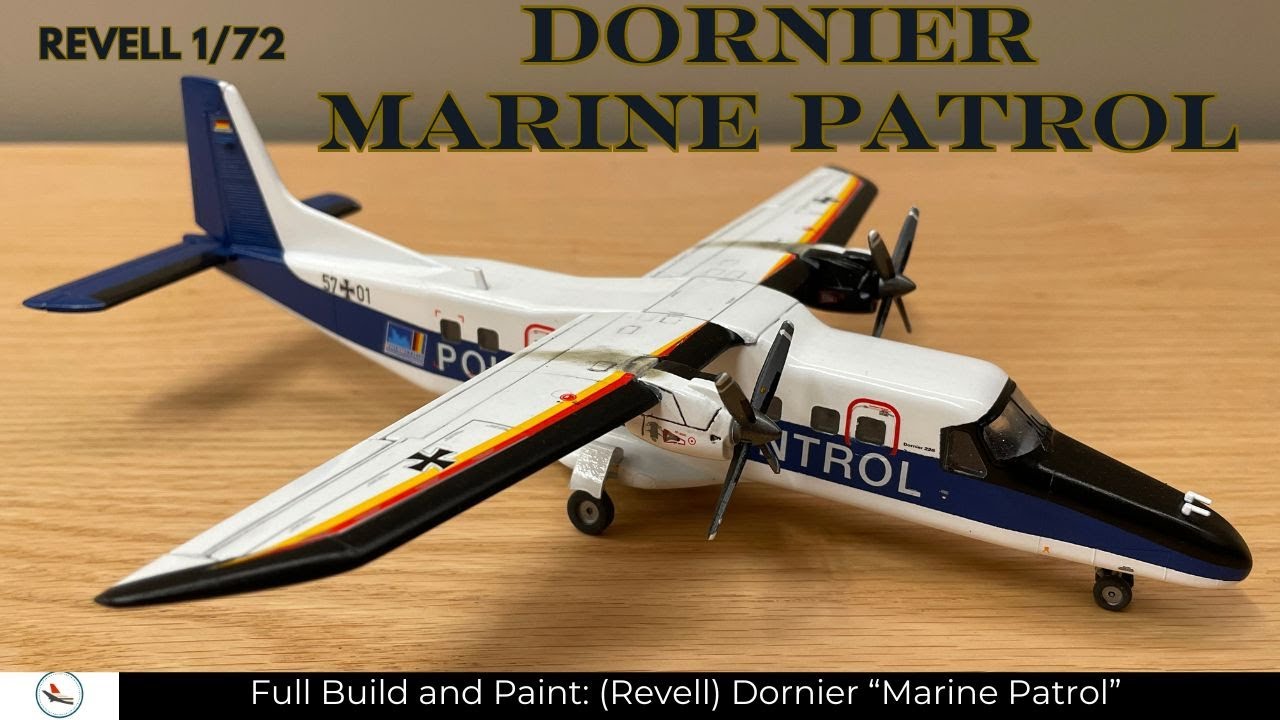 Revell 1:72 / Dornier 228-212 LM / Морской патруль / Как построить / Покраска
