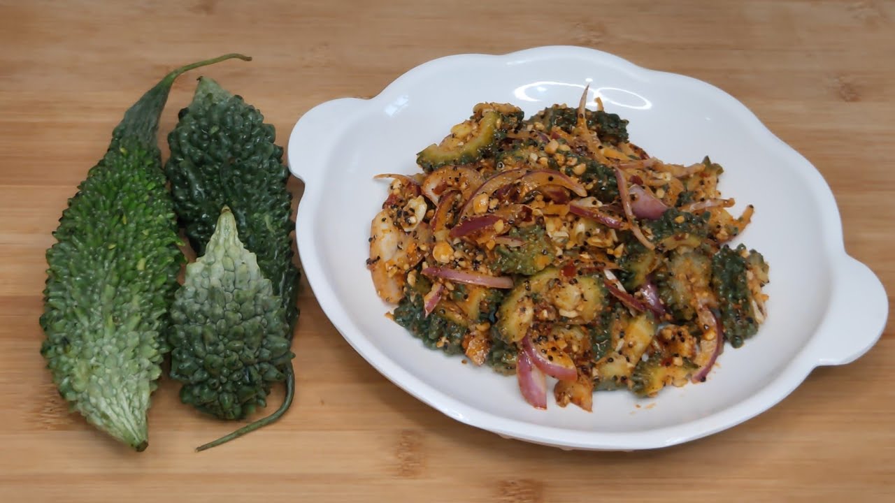 Tauh Siamdan/ Changkha Tauh/ Bitter gourd Salad Recipe/Mizo eisiam @RosysKitchenMizoram