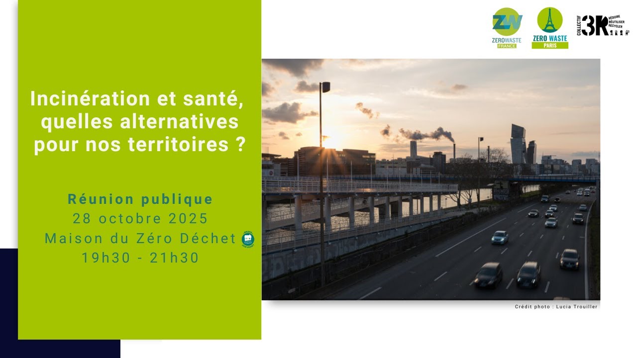 Réunion publique : incinération et santé, quelles alternatives pour nos territoires ?