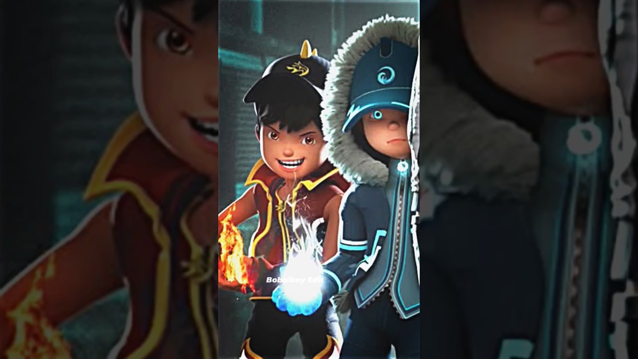 JEDAG JEDUG BOBOIBOY BLAZE VS BOBOIBOY ICE - BOBOIBOY GALAXY BARAJU - Boboiboy Edit