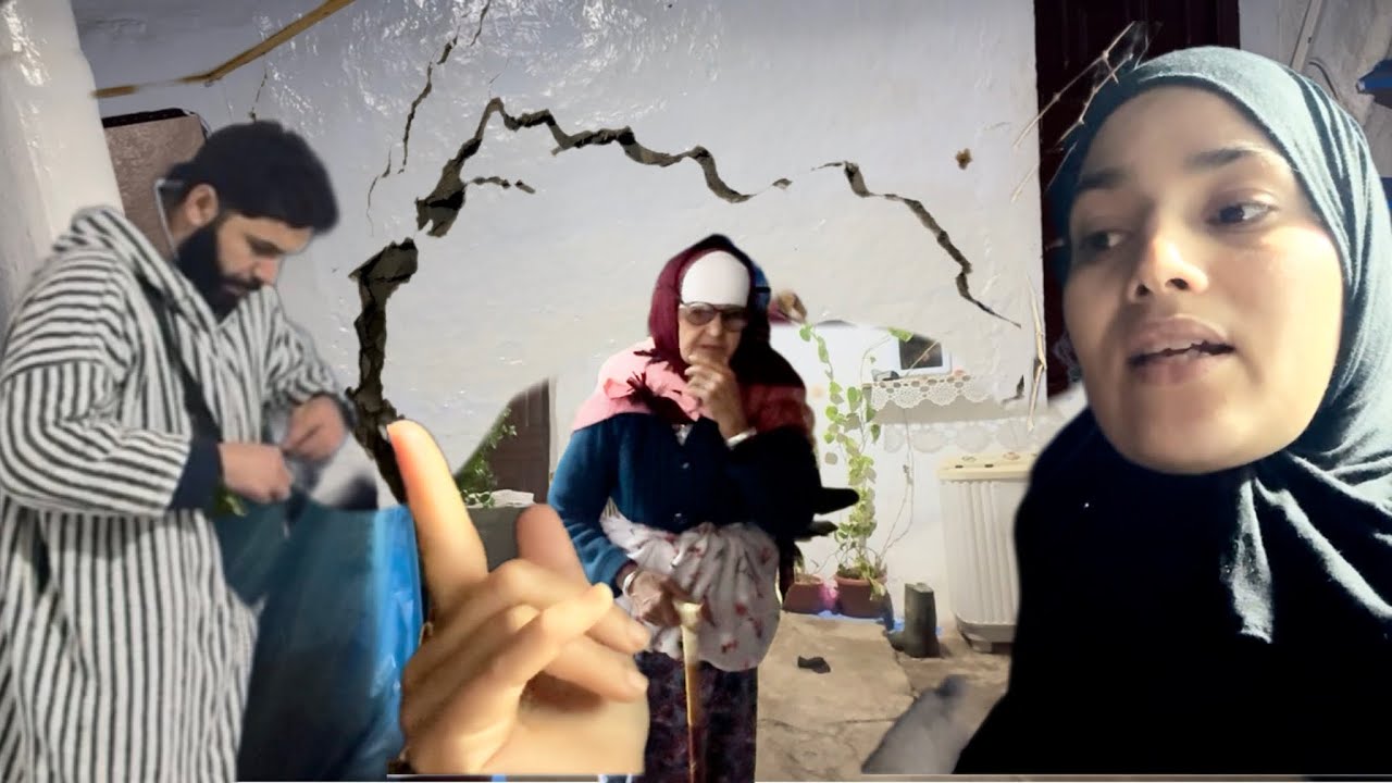 لحظات الرعب: سقوط منزلنا من دخل مما تسبب لنا  الخروج في منتصف الليل.