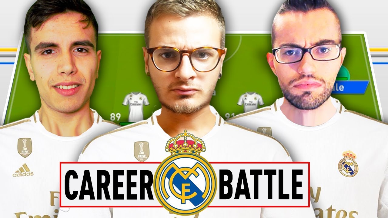 ⚔️ 1 VS 1 VS 1 CAREER BATTLE FINALE con il REAL MADRID! ZW vs GIUSE360 vs TALOX