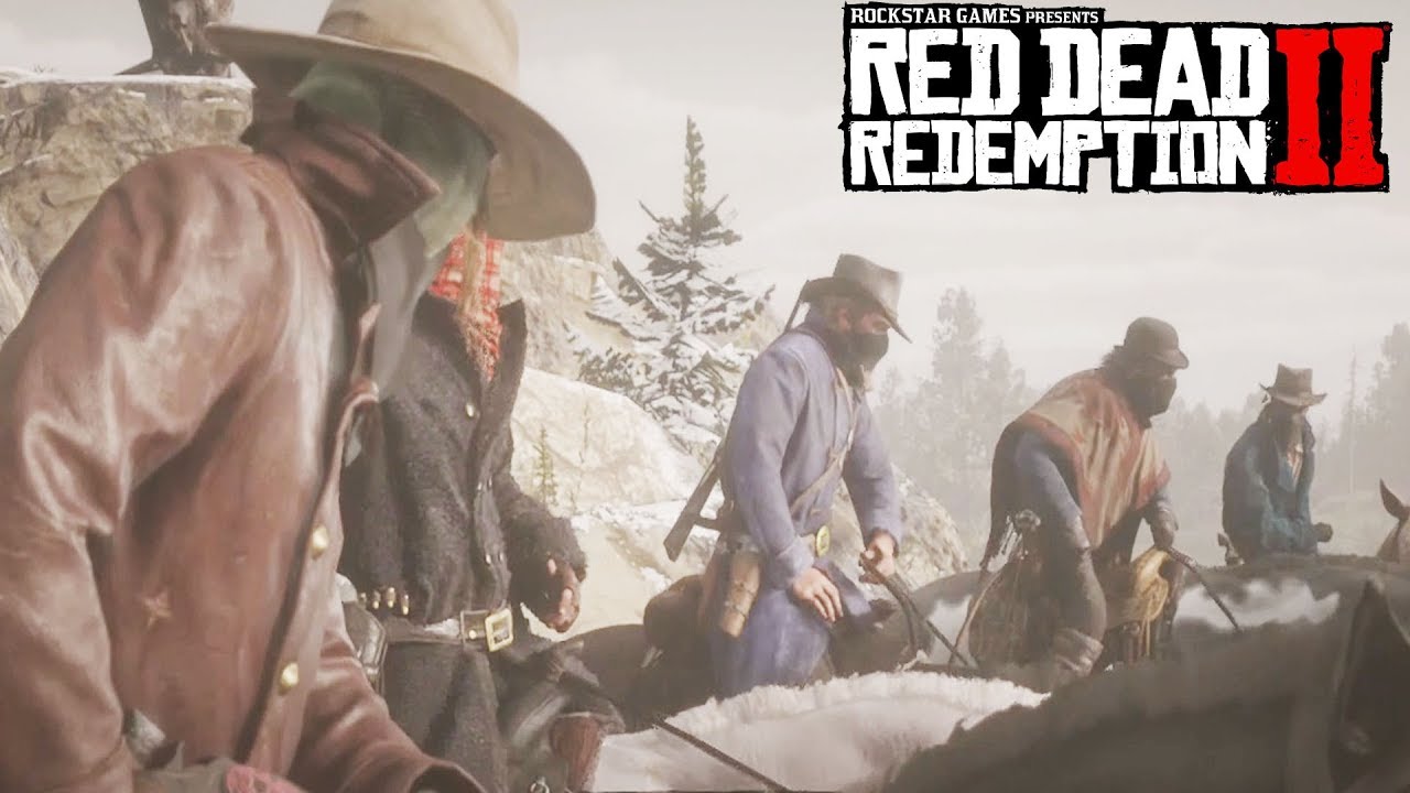 Red Dead Redemption 2 Train Robbery Scene