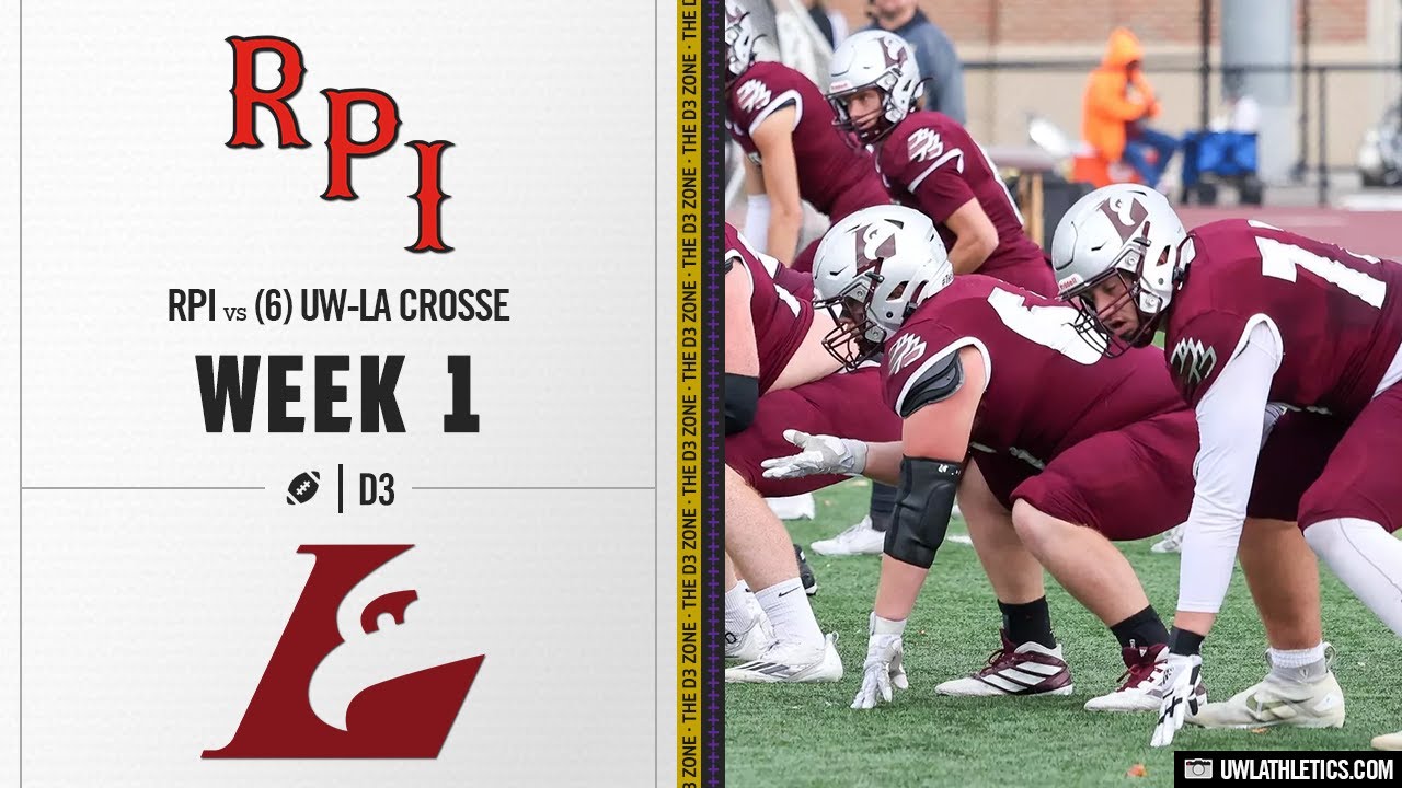 RPI vs. #6 UW-La Crosse Highlights | D3 College Football 2024